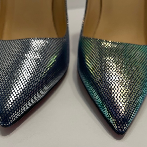 Christian Louboutin Tissu Scarabe So Kate 120 Pumps Size 361/2 - Picture 6 of 14